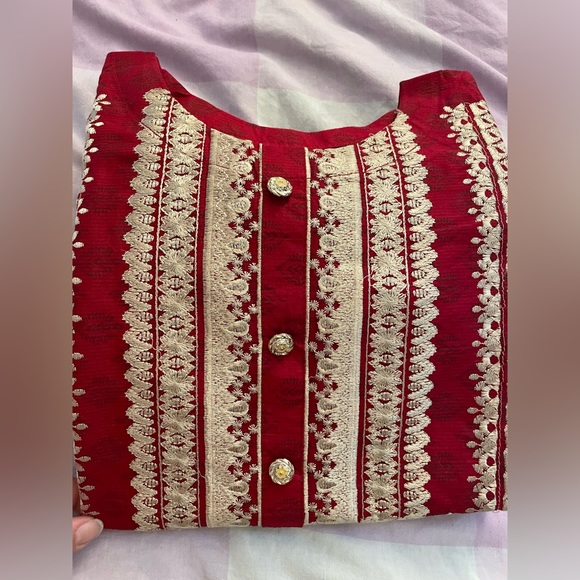 Brand new three piece cotton with embroidered - Picture 5 of 6